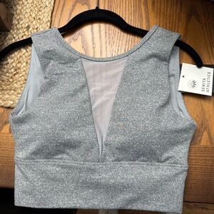 Senita Athletics: Victoria Sports Bra - Heather Gray